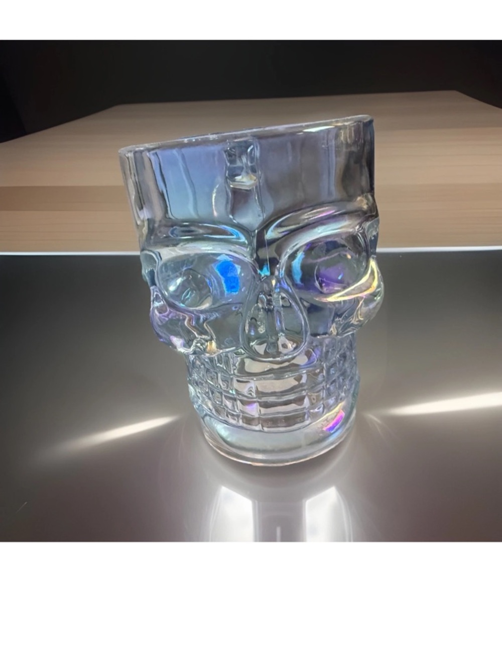 Source Unknown Iridescent Glass Skull Mug - Picture 2 of 9